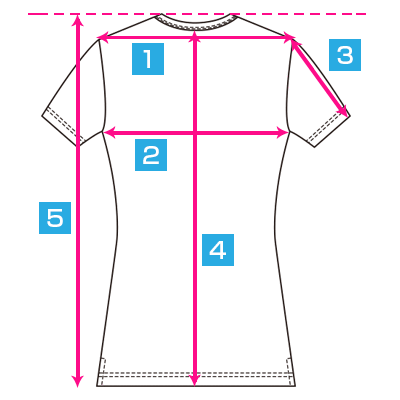 Tシャツの測り方